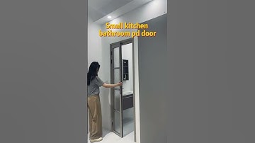 Small Kitchen bathroom pd door#kitchendoor #slidingdoor #doorandwindowfactory #doorandwindows