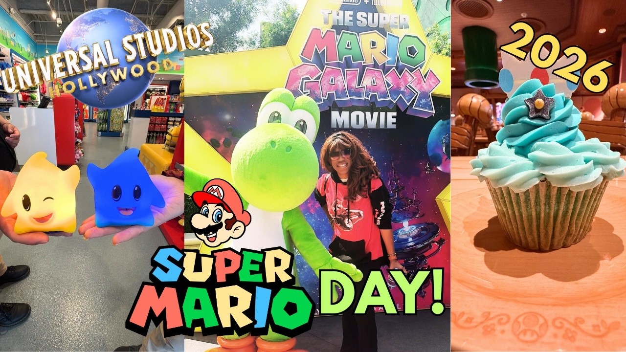 MEETING YOSHI ON MARIO DAY! Super Nintendo World at Universal Studios Hollywood