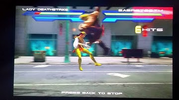 X-men Next Dimension Sabretooth combo