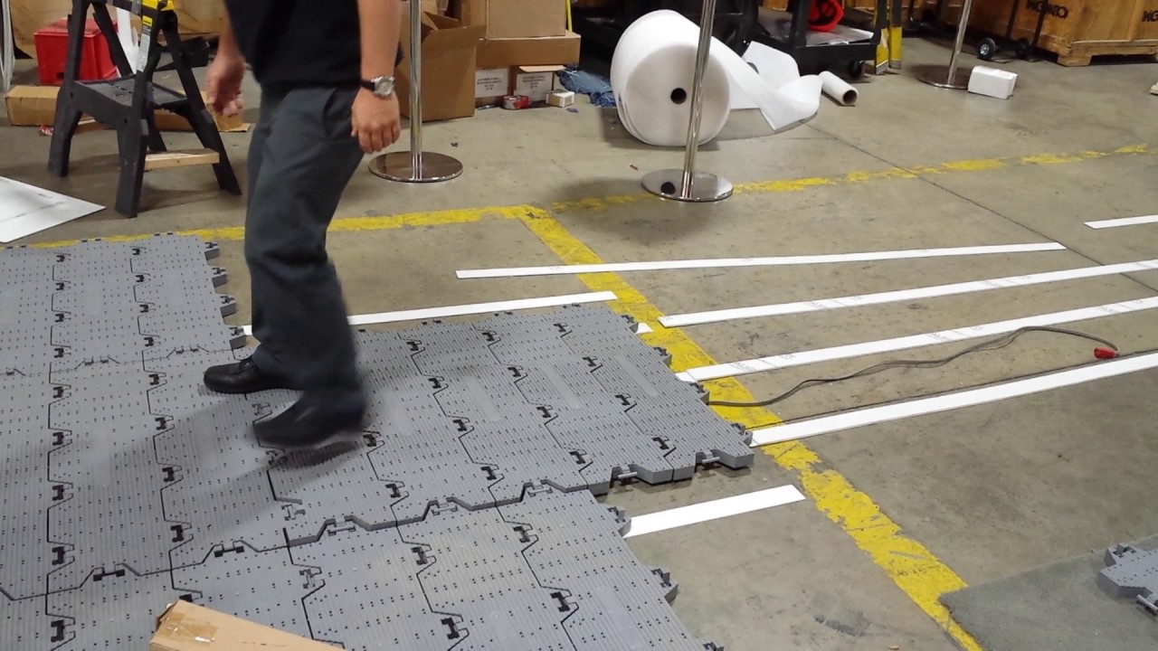 Flooring Installation with electrical cords and spacers YouTube