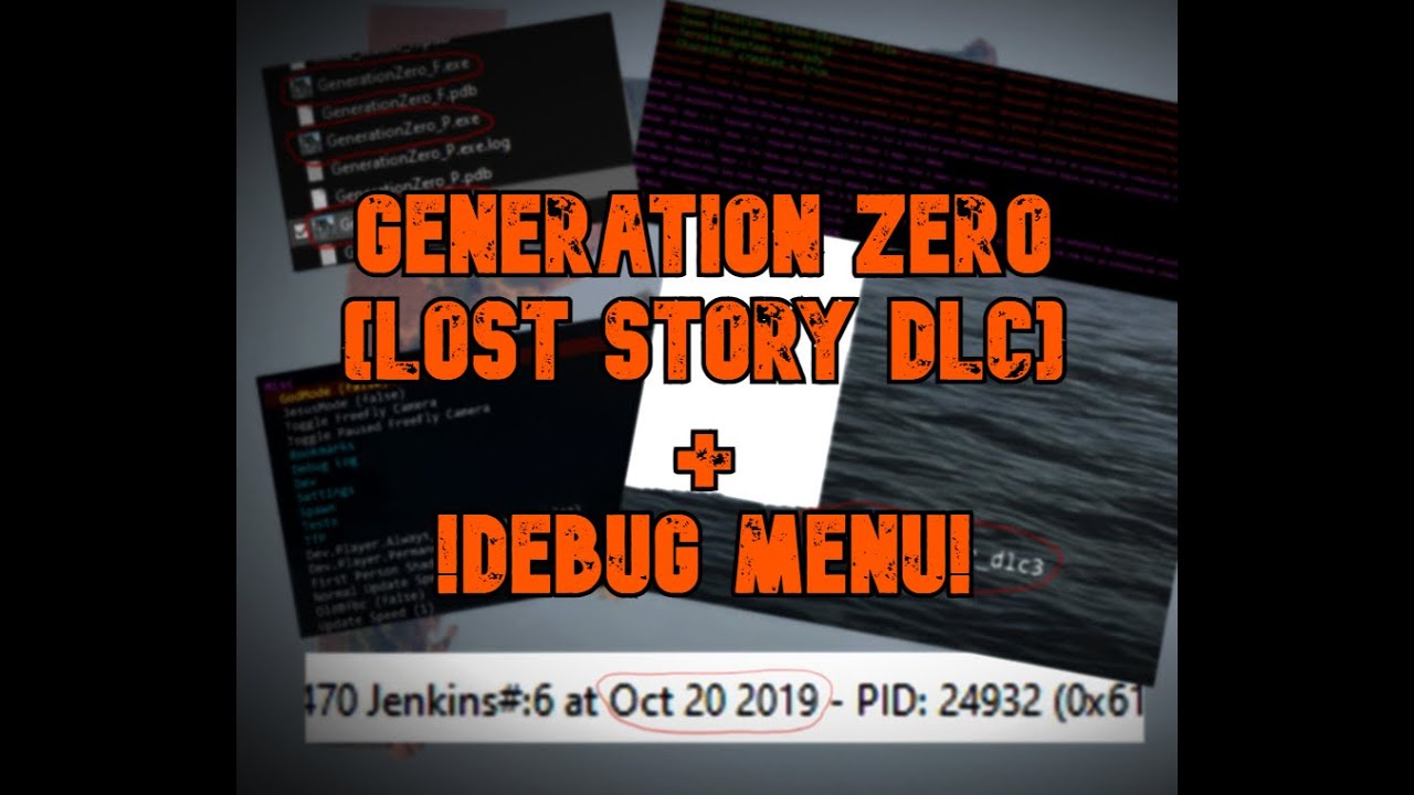 Generation Zero CUT STORY DLC Exposed! | Debug Menu + DLC3 Sound Files