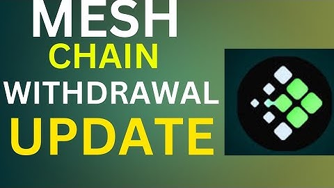 Meshchain withdrawal  update  sinhala #meshchain #airdrop #withdraw