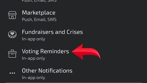 How to check voting reminder in facebook, Facebook me voting reminder check kaise kare