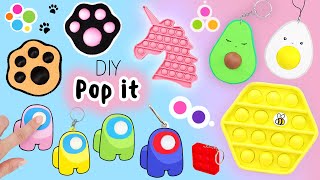 7 DIY Fidget Toys - Viral TikTok Fidget Toys Ideas - DIY Pop It Fidget Toys Compilation - 팝잇 만들기 screenshot 1