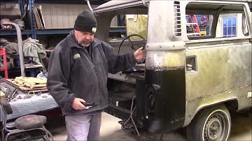 1972 VW  Bus Van Restoration,  Metal Fabrication,  Rear Tail Light Areas, lastchanceautorestore com