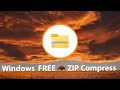How to use Microsoft free winzip in windows