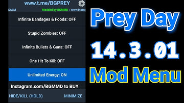 Hack Prey Day survive Mod Menu 14.3.01 , Unlimited Bandage,Bullets