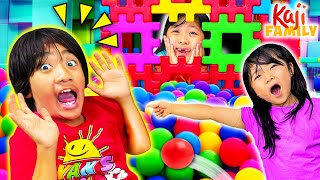 HIDE and SEEK Kaji Family Fun Games!