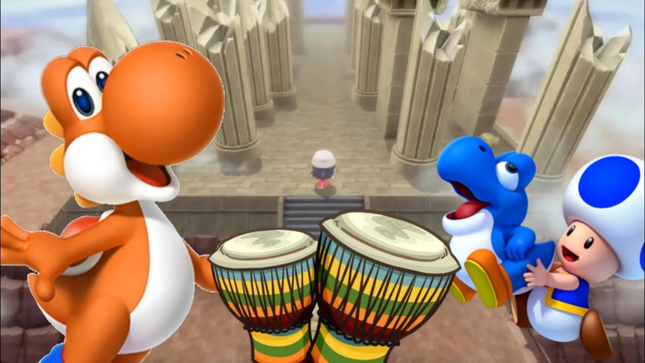 Adding Yoshi drums to unfitting music: Spear Pillar - Pokémon Diamond & Pearl