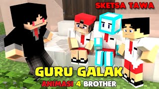 Sketsa Lucu! Guru Galak Seperti Macan - Animasi 4brother