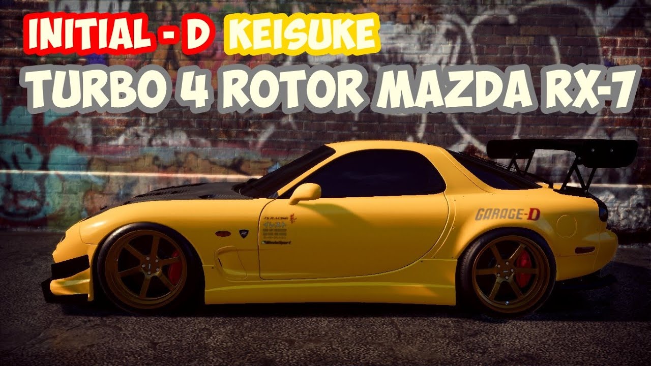 Mazda RX-7 Initial D livery 