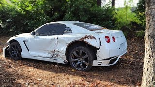 I Bought A Really Totaled Nissan Gt R From A Salvage Auction I M Going To Rebuild It Youtube