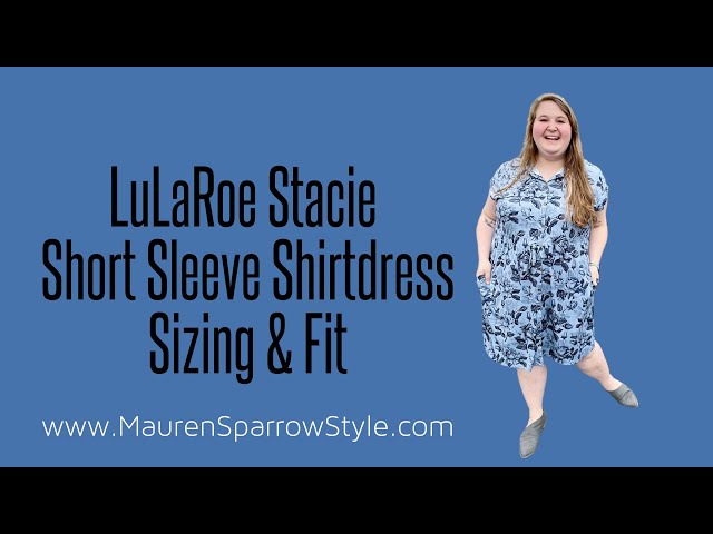 Check Out LuLaRoe's All New Short Sleeve Button-Up Shirtdress-The