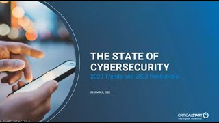 The State of Cybersecurity: 2022 Trends & 2023 Predictions