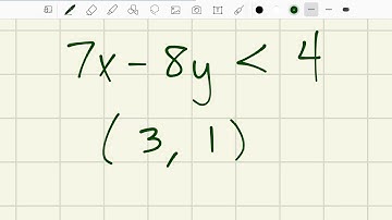 Does the point satisfy the inequality?