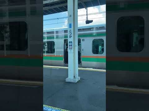 並走E231系電車！！(・ω・)