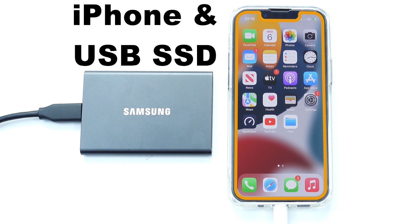 POWRIG SSD Mount for iPhone15 Pro and Pro Max Work with Samsung T9/T7/T5,  SanDisk Extreme SSD Driver