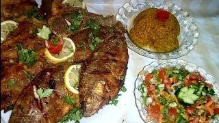 سر  تتبيله السمك المقلي و قرمشته وطريقه الروز الصياديه