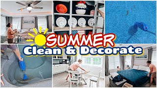 New! Summer Clean and Decorate With Me 2024 Cleaning Motivation Summer Decor Ideas