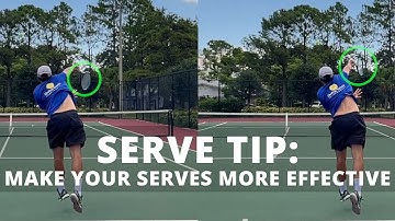 How To Make Your Serves More Effective Like Roger