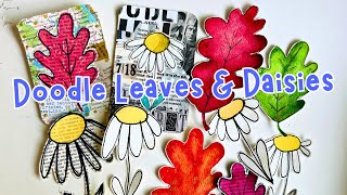 Create FLORAL Collage Fodder for Junk Journals (Leaves + Daisies) | Junk Journal Embellishments