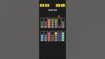 Ball Sort - Color Puzzle Game - Level 845 - Walkthrough SOLVED by RobotPlayer AI!!!