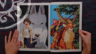 PRINCESS MONONOKE ART BOOK - Japanese edition - STUDIO GHIBLI (Book Flip Through)