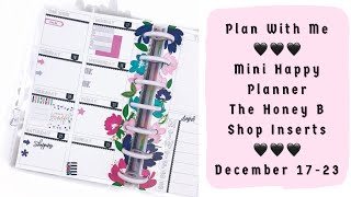 Plan With Me | Mini Happy Planner | Dashboard Style Inserts from The HoneyB Shop | The Introvert Mom