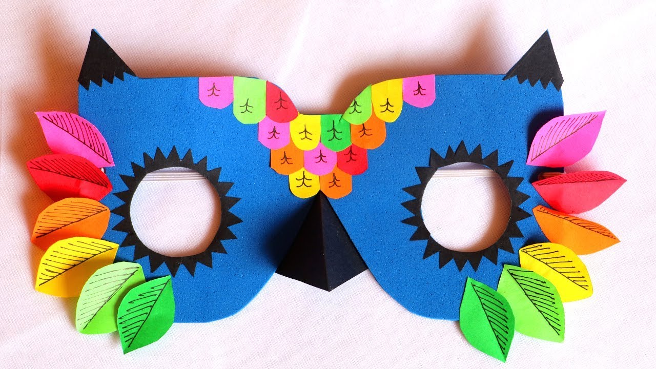 DIY Mask How To Make Owl Mask For Kids Pinterest Inspired DIY DIY Mask How To Make Owl Mask For Kids Pinterest Inspired DIY