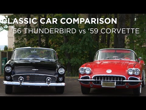 classic-car-comparison-|-'59-corvette-vs-'55-thunderbird-|-driving.ca