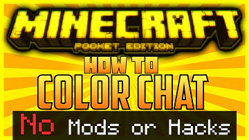 [0.11.0] Minecraft Pocket Edition How To Color The Chat