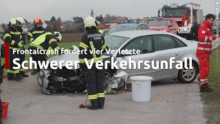 Frontalcrash Zwischen Zwei Autos In Enns Fordert Vier Verletzte