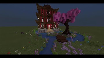 Building a japanese CASTLE MInecraft Tutorial part 2