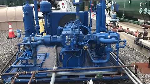 Kingsly Compression JA-65 / 60hp Electric Drive Compressor in the field