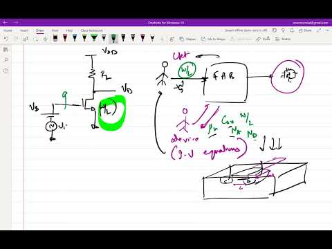 Thumbnail for Lecture 18: Replacing a battery with a capacitor to bias a common source amplifier