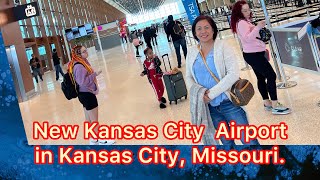 Newly open Kansas City International airport.