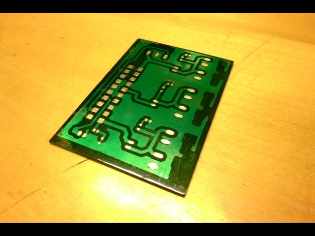 How to apply UV Curable Solder mask - YouTube
