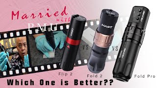 DragonHawk Mast Fold Pro | Mast Fold 2 | Mast Flip 2 | Tattoo Machine Pen | Compare Test Review