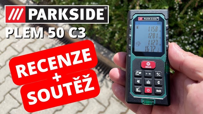 2023 | Distance YouTube Measurer C3 Laser PARKSIDE - model 50 PLEM