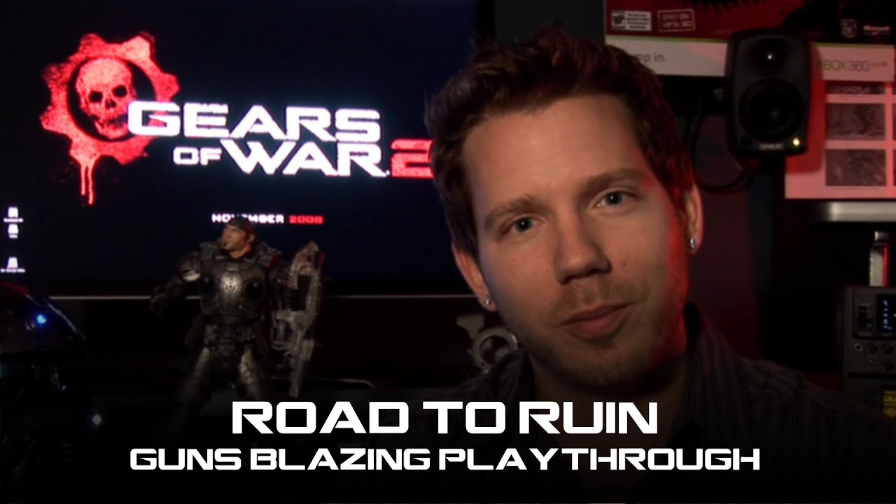 Gears of War 2 Road To Ruin Deleted Scene Playthrough (Guns Blazing