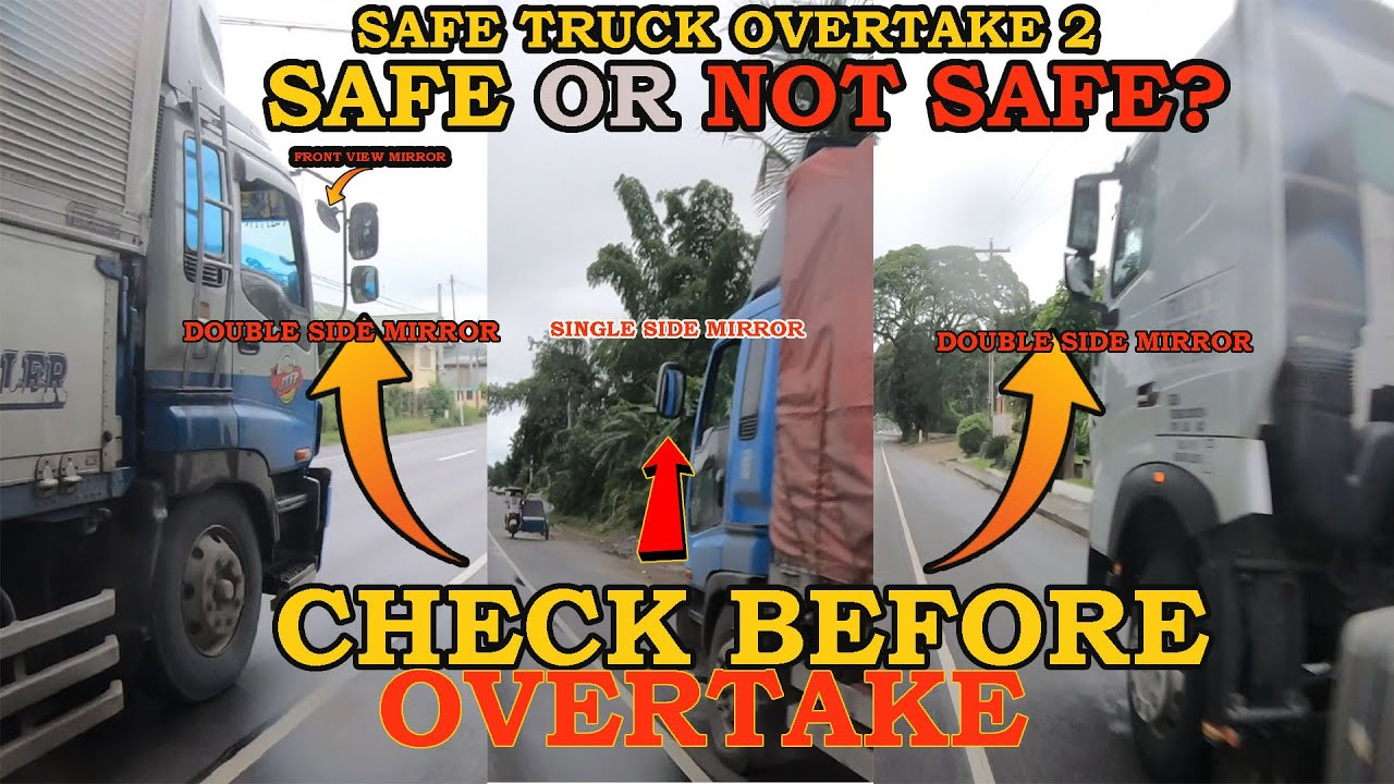 PART 2| SAFE NA PAG-OVERTAKE NG TRUCK SA KALSADA GAMIT ANG MOTOR|PAANO?|SAFE BA?