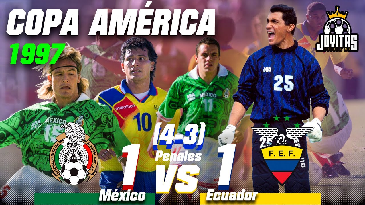 El día que ADOLFO RÍOS hizo lo que JORGE CAMPOS no pudo | México vs Ecuador Copa América 1997