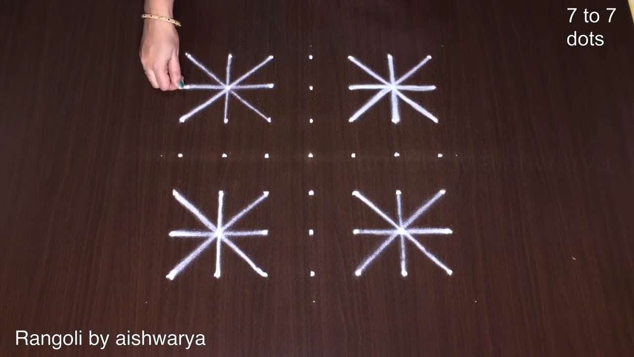 Easy Hand Rangoli Designs for Festivals