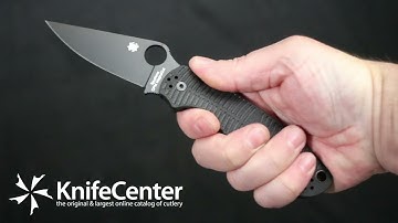 Spyderco Paramilitary 2 Salt Compression Lock Folding Knife