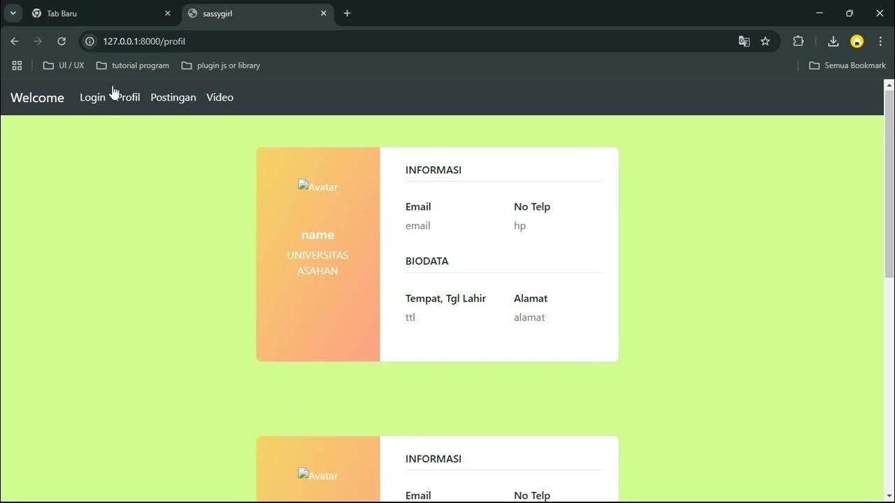 VIDEO PEMBUATAN WEBSITE PHYTON DJANGO - YouTube