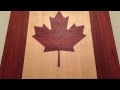 Making a Maple leaf chopping board Making a Maple leaf chopping board