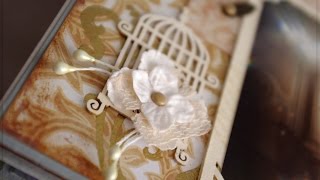 Скрапбукинг. Свадебный альбом ручной работы с инкрустацией стразами Скрапбукинг. Свадебный альбом ручной работы с инкрустацией стразами