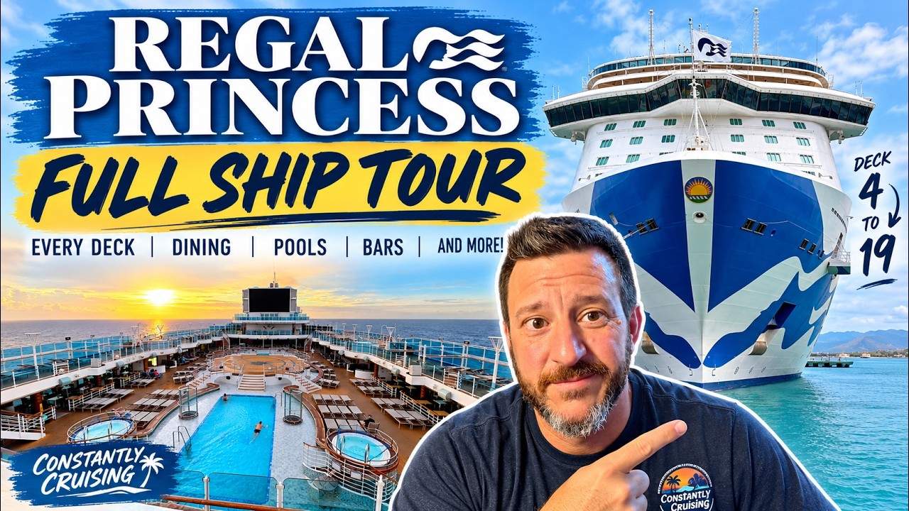 Regal Princess FULL Ship Tour 2026 | Every Deck, Dining, Pools & More!