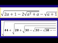 Simplify | Can you solve this | Nice Algebra Problems