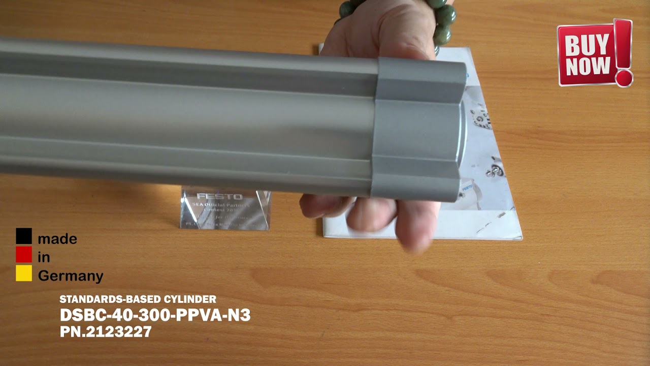 FESTO STANDARDS-BASED CYLINDER DSBC-40-300-PPVA-N3 PN.2123227